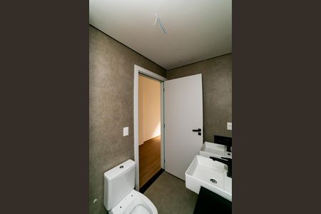 Banheiro da Suíte 1 de apartamento à venda com 3 quartos, 90m² em Luxemburgo, Belo Horizonte