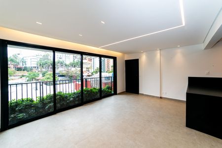 Sala de apartamento à venda com 3 quartos, 143m² em Luxemburgo, Belo Horizonte