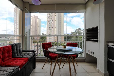 Varanda Gourmet de apartamento para alugar com 2 quartos, 92m² em Cezar de Souza, Mogi das Cruzes