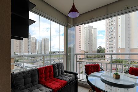 Varanda Gourmet de apartamento para alugar com 2 quartos, 92m² em Cezar de Souza, Mogi das Cruzes