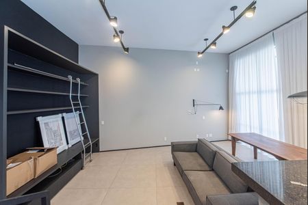 Apartamento para alugar com 85m², 1 quarto e 2 vagasSala