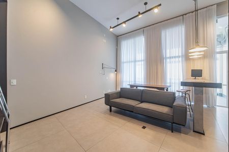 Apartamento para alugar com 85m², 1 quarto e 2 vagasSala