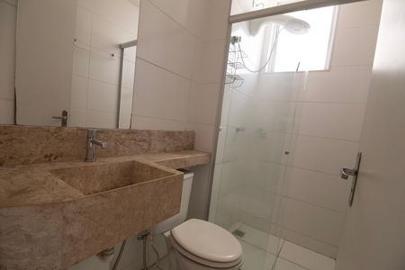 Banheiro Social de apartamento para alugar com 2 quartos, 50m² em Palmeiras, Belo Horizonte