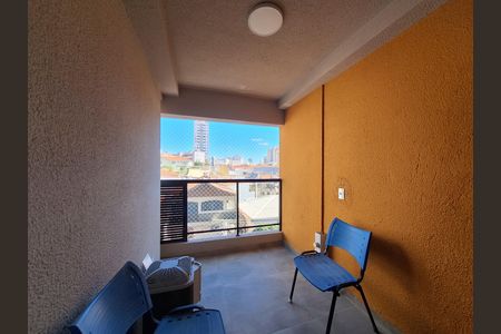 Varanda da Sala de apartamento para alugar com 2 quartos, 44m² em Vila Pauliceia, São Paulo