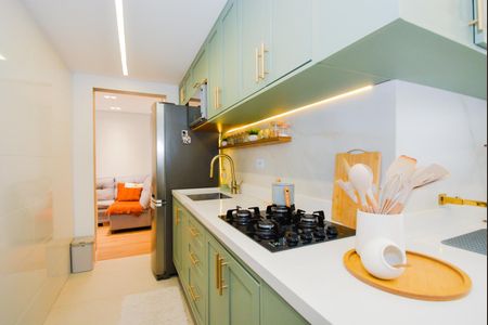 Apartamento à venda com 62m², 2 quartos e 1 vagaCozinha