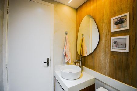 Apartamento à venda com 62m², 2 quartos e 1 vagaBanheiro Social
