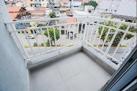 Apartamento à venda com 62m², 2 quartos e 1 vagaVaranda da suíte - Detalhe