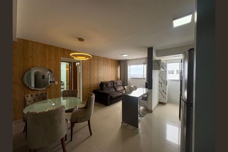 Sala de apartamento à venda com 2 quartos, 74m² em Vila Rosa, Goiânia