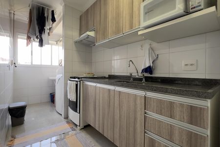 Apartamento à venda com 63m², 2 quartos e 1 vagaCozinha e Área de Serviço