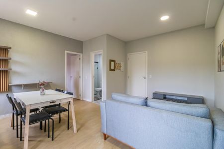 Sala de apartamento para alugar com 1 quarto, 54m² em Jardim Maria Helena, Barueri