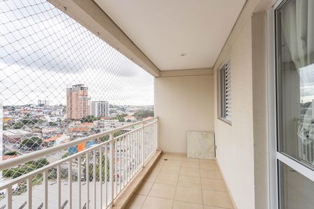 Varanda da sala  de apartamento para alugar com 3 quartos, 92m² em Centro, Diadema