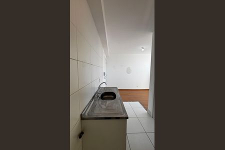 Cozinha de apartamento à venda com 2 quartos, 35m² em Parque Itrapoã, Santo André