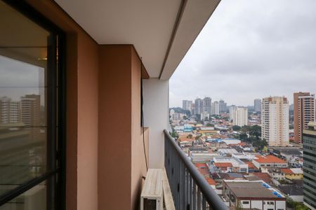 Varanda da Sala de apartamento para alugar com 1 quarto, 50m² em Chácara Santo Antônio (zona Sul), São Paulo