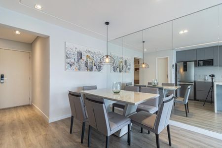 Sala de Jantar de apartamento para alugar com 1 quarto, 56m² em Vila Nova Conceição, São Paulo