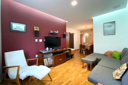 Sala de apartamento à venda com 3 quartos, 114m² em São Pedro, Belo Horizonte