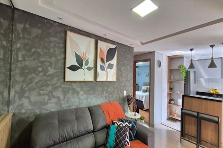 Sala de apartamento à venda com 2 quartos, 51m² em Jardim São Pedro de Viracopos, Campinas