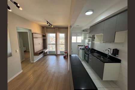 Sala/Cozinha de apartamento para alugar com 2 quartos, 49m² em Jaguaribe, Osasco