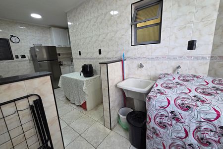 Área de Serviço de apartamento para alugar com 3 quartos, 101m² em Aviação, Praia Grande