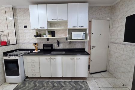 Cozinha de apartamento para alugar com 3 quartos, 101m² em Aviação, Praia Grande