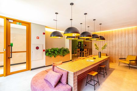 Apartamento para alugar com 37m², 1 quarto e sem vaga Apartamento para alugar com 37m², 1 quarto e sem vagaHall