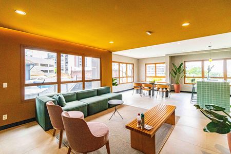 Apartamento para alugar com 37m², 1 quarto e sem vaga Apartamento para alugar com 37m², 1 quarto e sem vagaÁrea comum - Salão de festas
