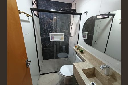 Banheiro  de apartamento à venda com 1 quarto, 40m² em Água Fria, São Paulo
