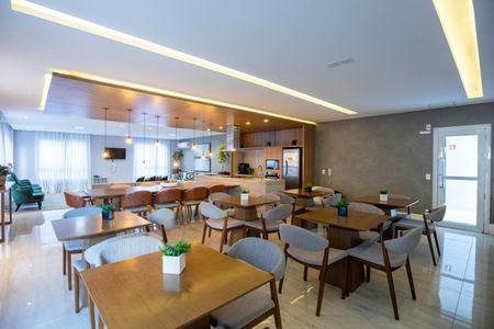 Apartamento à venda com 55m², 2 quartos e 1 vagaÁrea comum - Salão de festas