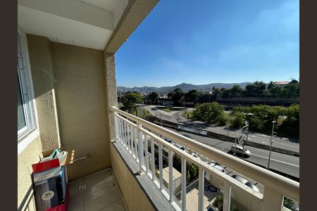 Varanda da Sala de apartamento para alugar com 2 quartos, 40m² em Del Castilho, Rio de Janeiro