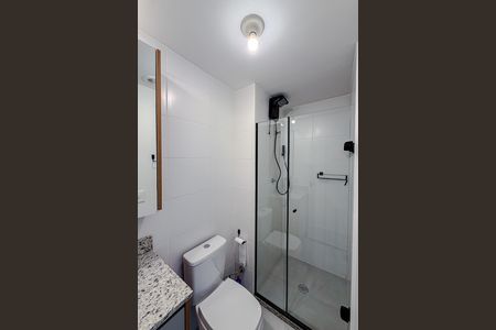 Studio para alugar com 26m², 1 quarto e sem vagaBanheiro da Suíte