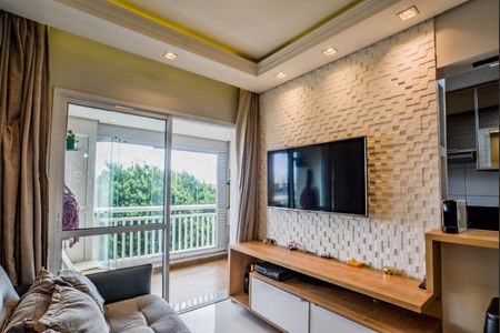 Sala de apartamento para alugar com 2 quartos, 57m² em Vila Homero Thon, Santo André