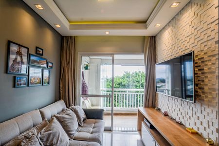 Sala de apartamento para alugar com 2 quartos, 57m² em Vila Homero Thon, Santo André