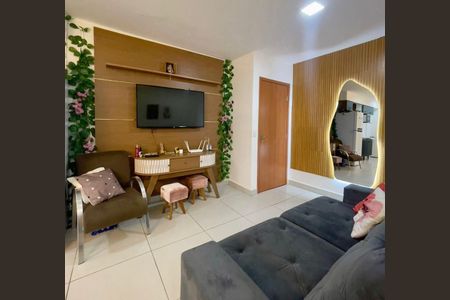 Sala de apartamento para alugar com 2 quartos, 75m² em Portal do Vale, Uberlândia