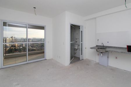 Sala/Cozinha de apartamento à venda com 2 quartos, 29m² em Morumbi, São Paulo