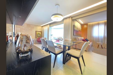 Sala  de apartamento à venda com 3 quartos, 102m² em Santo Agostinho, Belo Horizonte