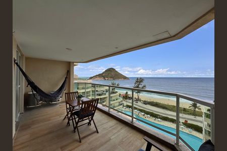 Varanda de apartamento à venda com 1 quarto, 50m² em Recreio dos Bandeirantes, Rio de Janeiro