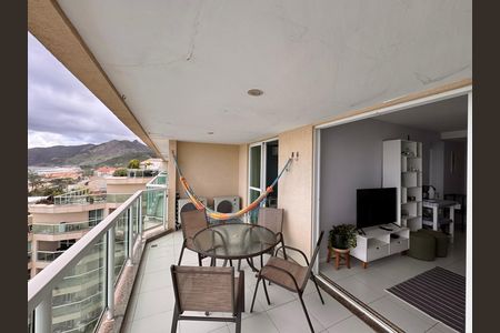 Varanda de apartamento à venda com 1 quarto, 50m² em Recreio dos Bandeirantes, Rio de Janeiro