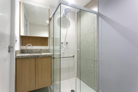 Studio para alugar com 26m², 1 quarto e sem vaga Studio para alugar com 26m², 1 quarto e sem vagaBanheiro