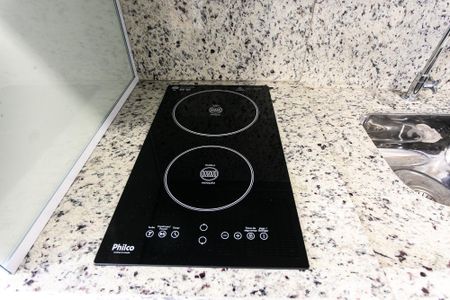 Cozinha - Cooktop de kitnet/studio para alugar com 1 quarto, 26m² em Penha de França, São Paulo