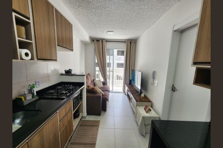 Cozinha de kitnet/studio à venda com 1 quarto, 28m² em Belenzinho, São Paulo