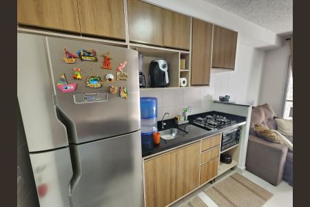 Cozinha de kitnet/studio à venda com 1 quarto, 28m² em Belenzinho, São Paulo