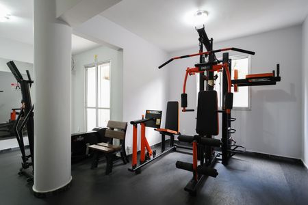 Apartamento para alugar com 46m², 2 quartos e 1 vaga Apartamento para alugar com 46m², 2 quartos e 1 vagaÁrea comum - Academia