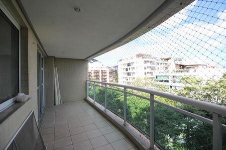 Sala - Varanda de apartamento para alugar com 3 quartos, 128m² em Freguesia (jacarepaguá), Rio de Janeiro