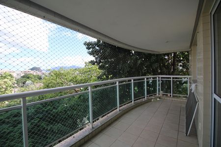 Sala - Varanda de apartamento para alugar com 3 quartos, 128m² em Freguesia (jacarepaguá), Rio de Janeiro