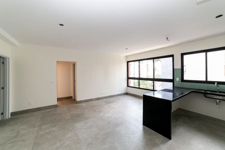 Sala de apartamento à venda com 2 quartos, 77m² em Lourdes, Belo Horizonte