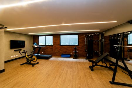Apartamento à venda com 77m², 2 quartos e 2 vagas Apartamento à venda com 77m², 2 quartos e 2 vagasÁrea comum - Academia