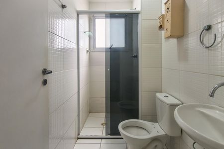 Banheiro de apartamento para alugar com 2 quartos, 44m² em Cidade Ocian, Praia Grande