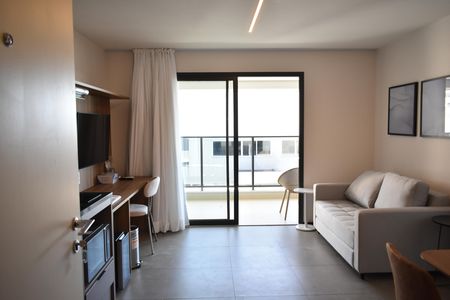 Sala/Cozinha de apartamento à venda com 1 quarto, 47m² em Vila Clementino, São Paulo