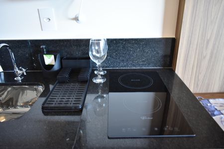 Sala/Cozinha de apartamento à venda com 1 quarto, 47m² em Vila Clementino, São Paulo
