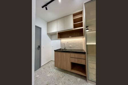Cozinha de kitnet/studio à venda com 1 quarto, 26m² em Vila Mariana, São Paulo