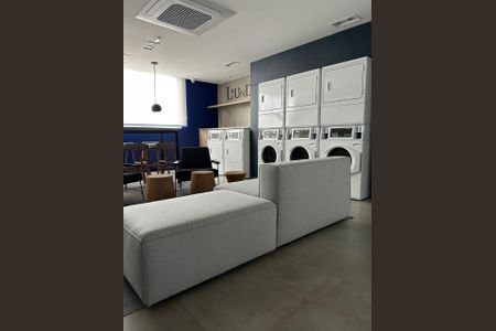 Studio à venda com 26m², 1 quarto e sem vagaLavanderia